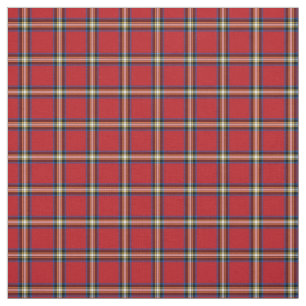 Red Kariert, Royal Stewart Tartan Stoff