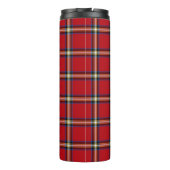 Red Kariert, Royal Stewart Tartan Thermosbecher (Rückseite)