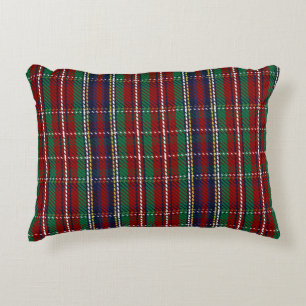 Red Kariert Scottish Rustic Flannel Print Dekokissen