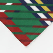 Red Kariert Scottish Rustic Flannel Print Fleecedecke (Ecke)