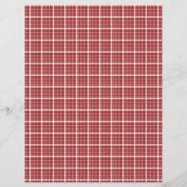 Red Kariert Scrapbook