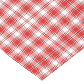 Red Kariert Table Runner Großer Tischläufer (Ecke)