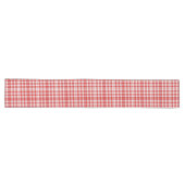 Red Kariert Table Runner Großer Tischläufer (Horizontal)