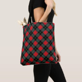 Red Kariert Tote Bag Tasche (Von Nahem)