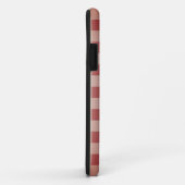 Red Kariert Typografy ZUHAUSE Country Pattern Case-Mate iPhone Hülle (Hinten/Rechts)