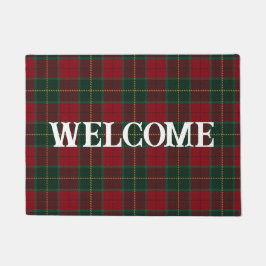 Red Kariert Welcome Doormat Fußmatte
