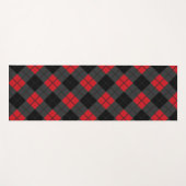 Red Kariert Yoga Mat Yogamatte (Vorderseite (Horizontal))