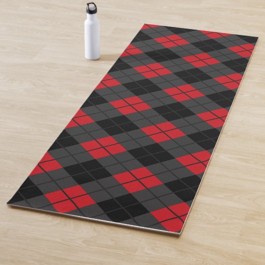 Red Kariert Yoga Mat Yogamatte (Beispiel)