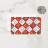 RED-KARO MOSAIC 3.5x2 Flachbildschirm / Horizontal Mitteilungskarte (Vorderseite/Rückseite Beispiel)