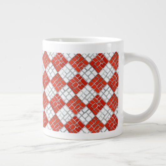 RED KARO MOSAIC Big White Tasse (Rechts)