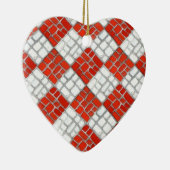 RED KARO MOSAIC Keramik Herzstück Keramik Ornament (Rechts)