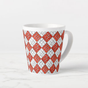 RED KARO MOSAIC Latte Tasse