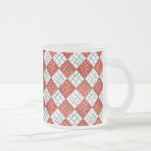 RED KARO MOSAIC Mattiert Glass Tasse