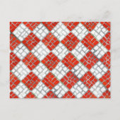 RED KARO MOSAIC Postcard Postkarte (Vorderseite)