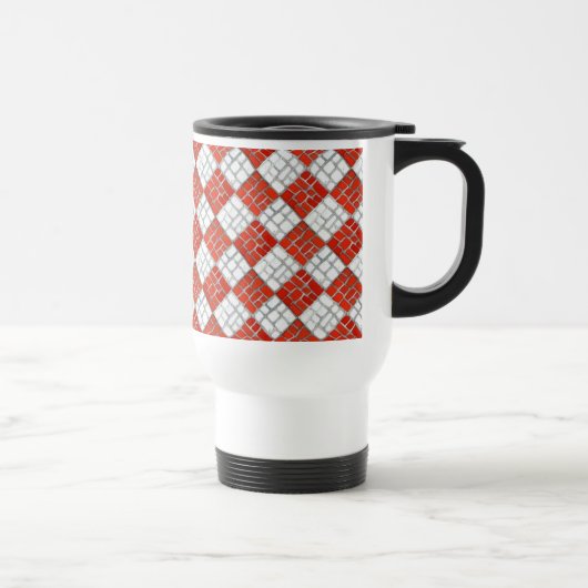 RED KARO MOSAIC Travel Mug Reisebecher (Rechts)