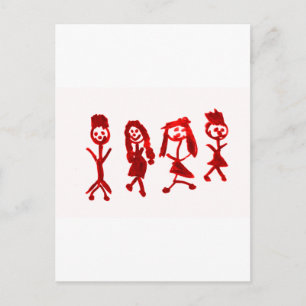 Red Kaylee My Family 2013 Art1a Hoboken Das MUSEUM Postkarte
