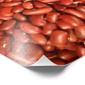 Red Kidney Beans Fotodruck (Ecke)