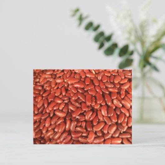 Red Kidney Beans Postkarte (Stehend Vorderseite)