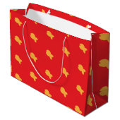 Red Kids Große Geschenktüte (Rückseite Schrägansicht)