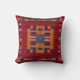 Red Kilim Pillows: Töpferische Barnstil-Eleganz Kissen