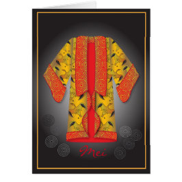 Red Kimono Card