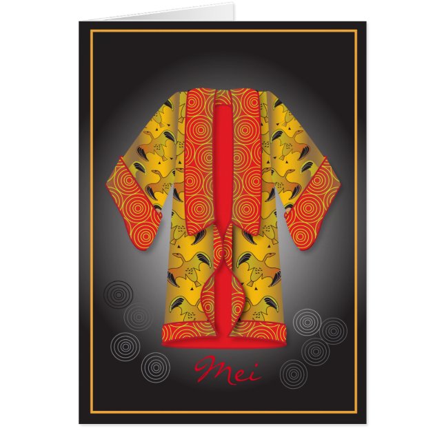 Red Kimono Card (Vorne)