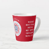 Red KING CHARLES III Coronation Milchtasse (Rechte Ecke)