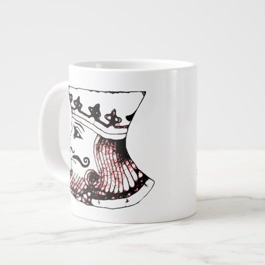 Red King Jumbo-Tasse (Vorderseite Links)