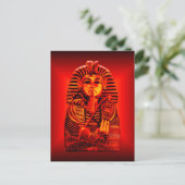 Red King Tut #2 Postkarte (Stehend Vorderseite)