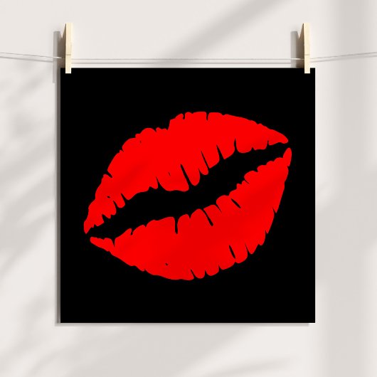 Red Kiss Poster
