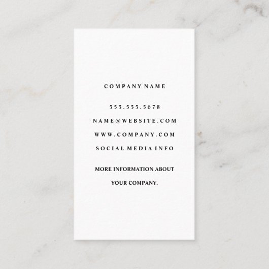 Red Kiss Stain | Makeup Brushes Visitenkarte (Rückseite)