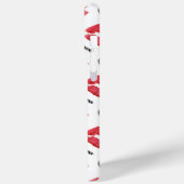 Red Kisses and Hearts Muster Case-Mate iPhone Hülle (Rückseite / Links)