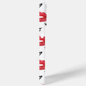 Red Kisses and Hearts Muster Case-Mate iPhone Hülle (Rückseite / Rechts)