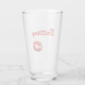 Red Kisses Glas (Rückseite)