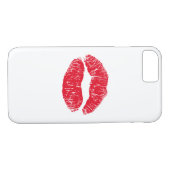Red Kissing Lips Case-Mate iPhone Hülle (Rückseite (Horizontal))