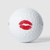 Red Kissing Lips Golfball (Vorderseite)