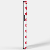 Red Kissing Lips Muster Case-Mate iPhone Hülle (Rückseite / Rechts)