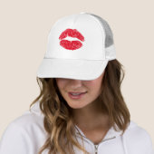 Red Kissing Lips Truckerkappe (Beispiel)