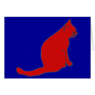 Red Kitty Card