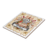 Red Knight Familienwappen Nachname Fliese (Seite)