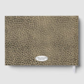 Red Knight Familienwappen Nachname Gästebuch (Rückseite)