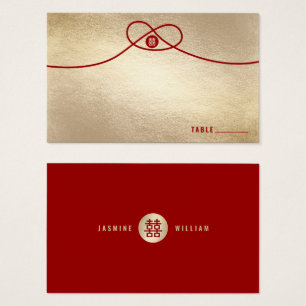 Red Knot Gewerkschaft Double Happiness Chinesische