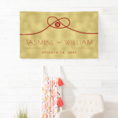 Red Knot Gewerkschaft Double Happiness Chinesische Banner (Insitu)