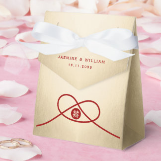 Red Knot Gewerkschaft Double Happiness Chinesische Geschenkschachtel