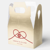 Red Knot Gewerkschaft Double Happiness Chinesische Geschenkschachtel (Geöffnet)