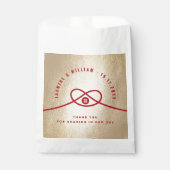 Red Knot Gewerkschaft Double Happiness Chinesische Geschenktütchen (Vorderseite)