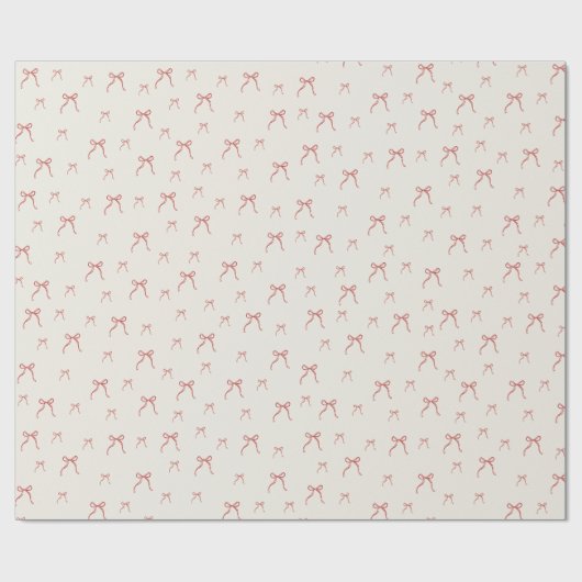 Red Knot Weihnachtsverpackung Geschenkpapier (Flach)