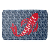 Red Koi Fish Badematte (Vorderseite)
