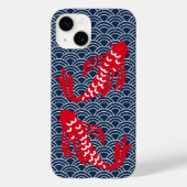Red Koi Fish Case-Mate iPhone Hülle (Rückseite)