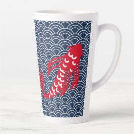 Red Koi Fish Milchtasse